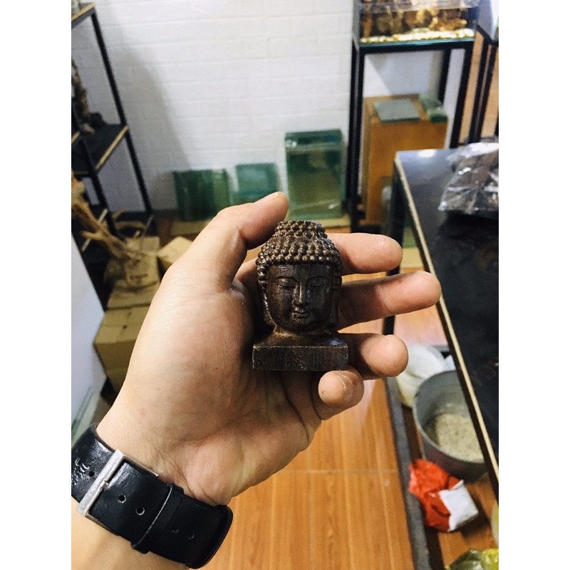 mặt phật bằng gỗ