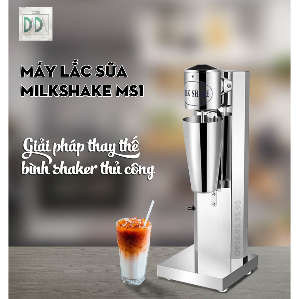 [Sỉ] Máy đánh sữa Milkshake MS1 - Máy khuấy trà sữa - Thiết bị máy móc pha chế