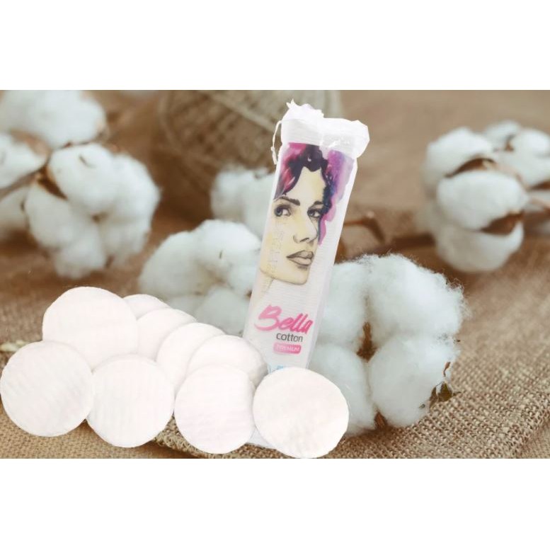 [120 Miếng] Bông Tẩy Trang Bella Cotton Pads