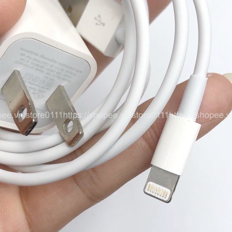 Bộ cáp sạc nhanh không kén máy iPhone iPad iPod Lightning 5V-1A ✓ Sạc nhanh ✓ Siêu bền