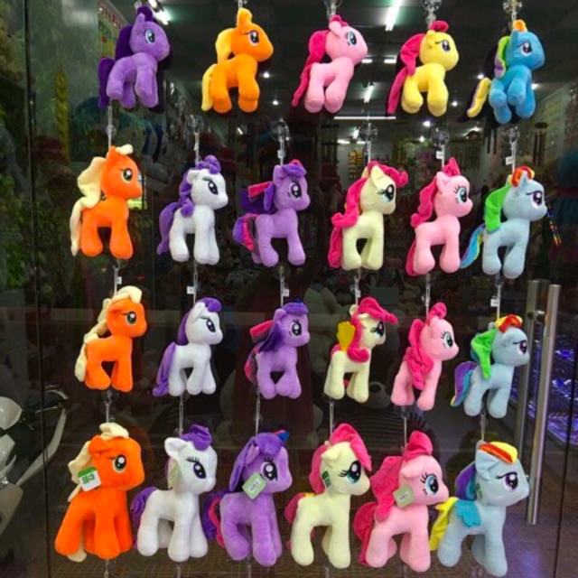 NGỰA PONY SỪNG Cao Cấp,Lông Nhung Mềm Mịn,Chi Tiết Thêu Cao Cấp