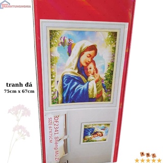 Tranh đính đá ABC đức mẹ 75cm x 67cm