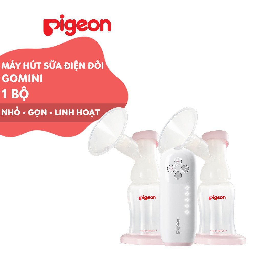 [CHÍNH HÃNG] Máy hút sữa điện đôi GoMini Pigeon (BH 24 tháng)