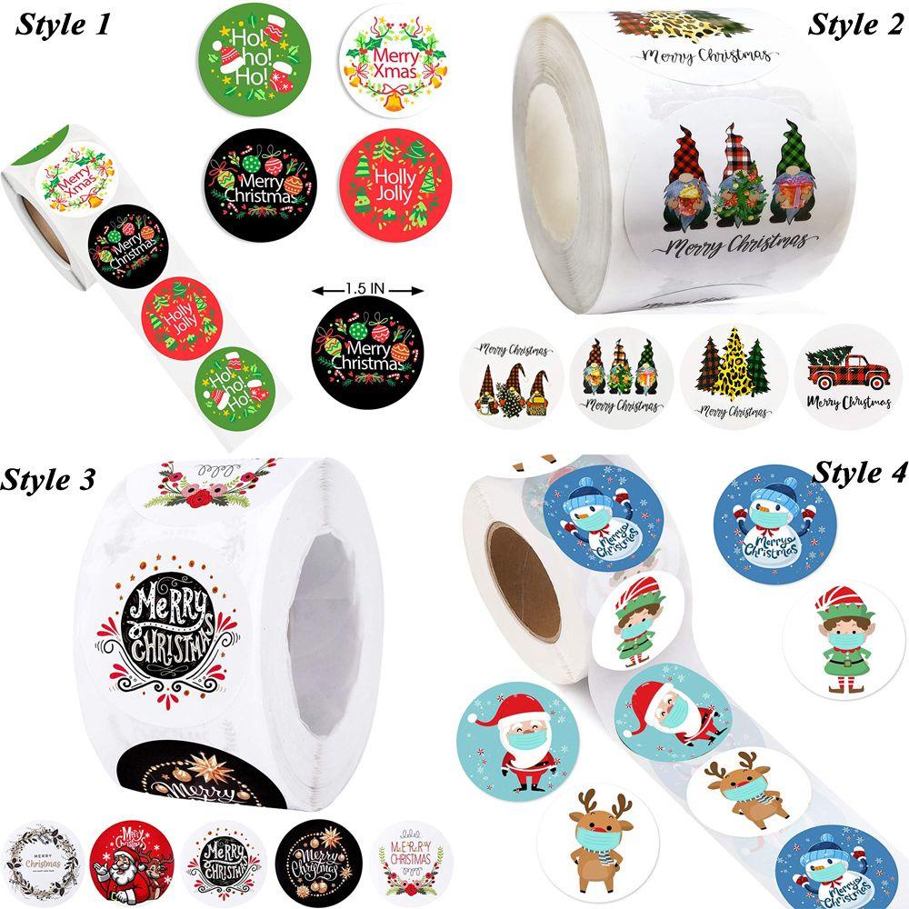 Set 500 Sticker Dán Trang Trí Giáng Sinh