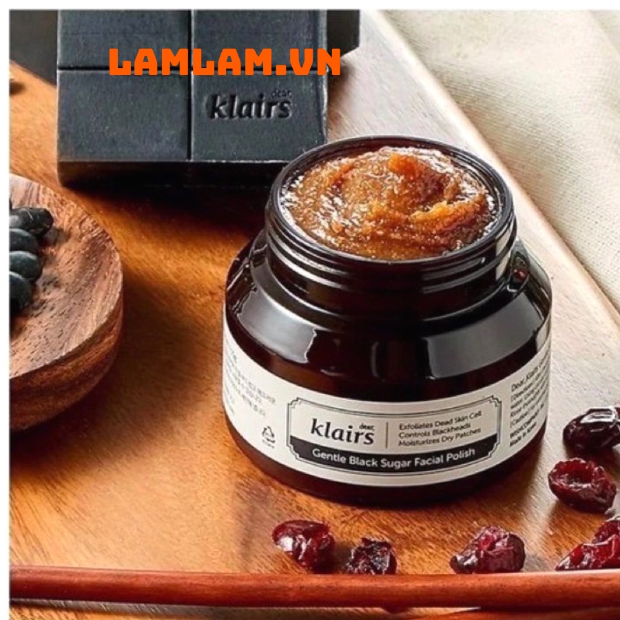 Tẩy tế bào chết Klairs Gentle Black Sugar Facial Polish 110ml