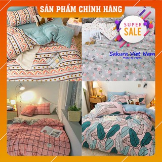[ẢNH THẬT] Chăn Ga Drap Cotton Poly Nhập Khẩu Hàn Quốc - drap giường poly BST Tông Rực Rỡ