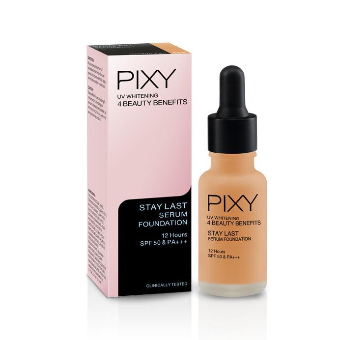 (hàng Mới Về) Serum Pixy Stay Last Màu Vàng Kim Làm Trắng Da 04 - Uv