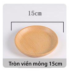 [SALE SẴN] Đĩa gỗ decor, khay gỗ tròn để đồ ăn hoặc làm phụ kiện chụp ảnh, thớt gỗ Đức Thành