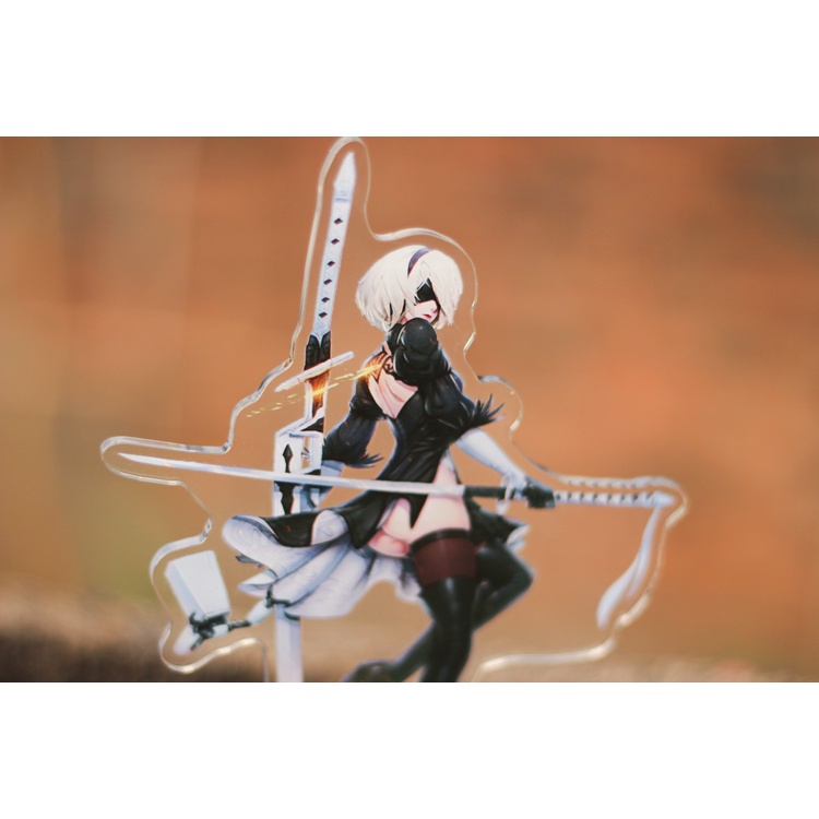 Nier Automata YoRHa không. Giá Đỡ Mô Hình Nhân Vật 2 Loại B Bằng Acrylic Để Bàn Trang Trí