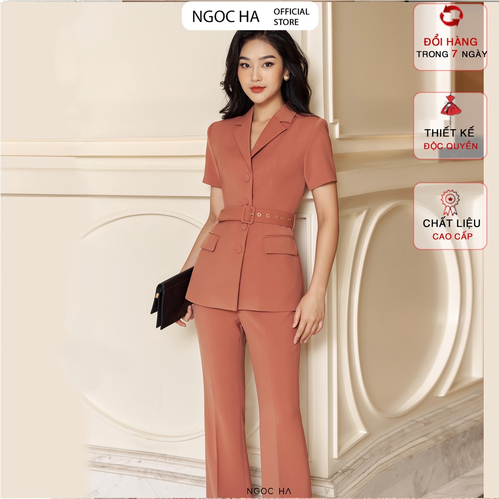 Set Vest Nữ Công Sở Thiết Kế Cao Cấp NGỌC HÀ Design BQ241