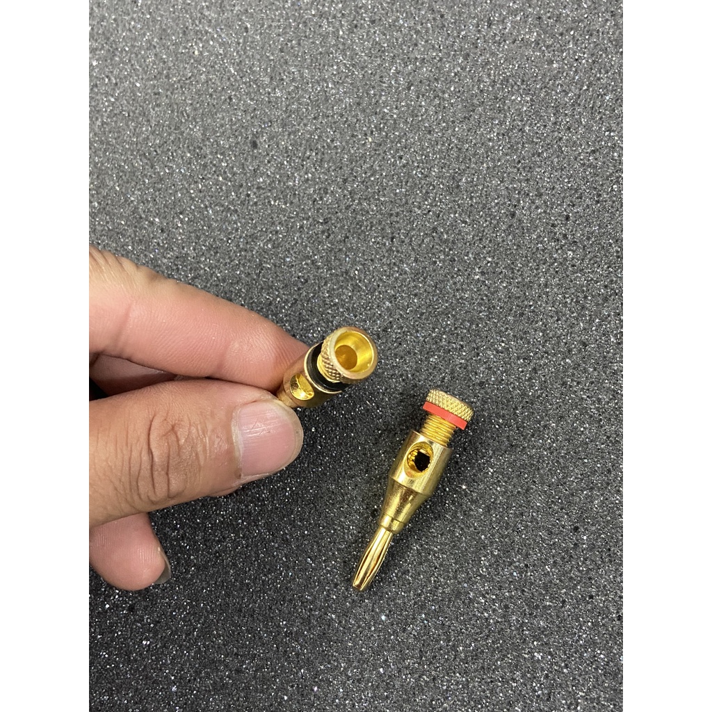 Chuôi Jack bắp chuối dùng để kết nối dây loa