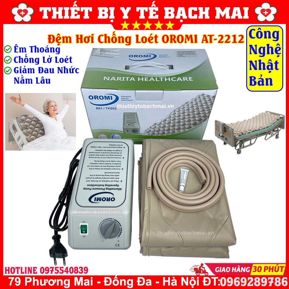 Đệm Khí Chống Lở Loét OROMI AT2212 - Nệm, Đệm Hơi Chống Loét Công Nghệ Nhật Bản