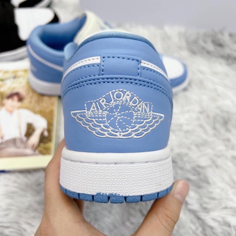 Giày Nike Jodan Xanh Lam , JD1 Xanh Cổ Thấp Siêu Phẩm Sneaker thể thao nam nữ Full BoxBill SCR