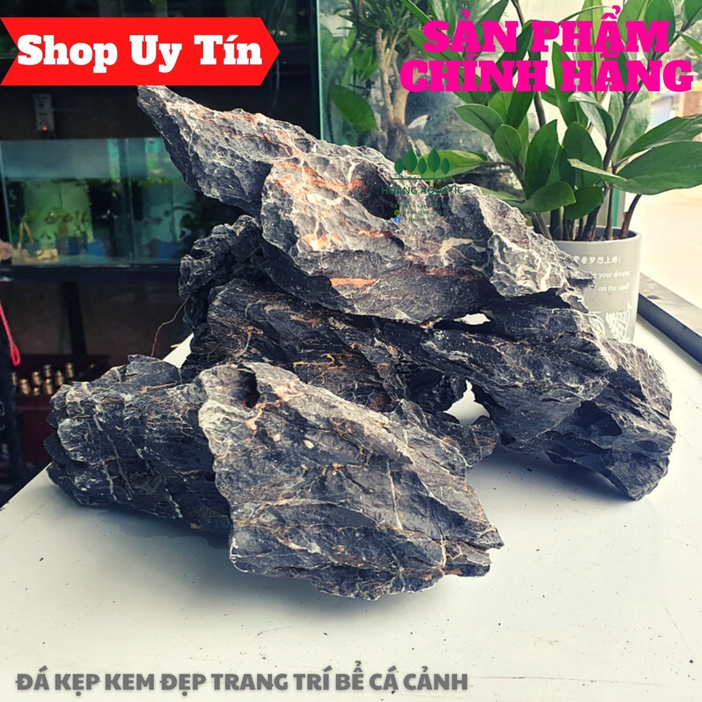 Đá Kẹp Kem Đẹp - Đá Trang Trí Bể Cá Cảnh, Bể Thủy Sinh