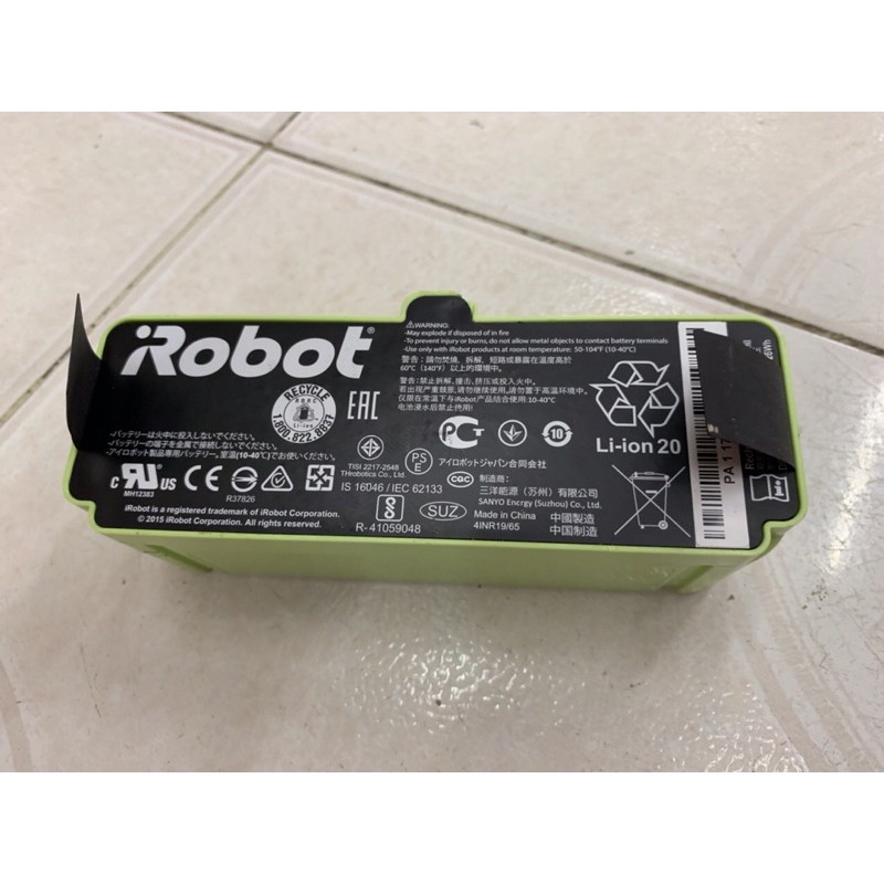 pin ỉrobot roomba 805-870-890-960và tương thích các dòng irobot