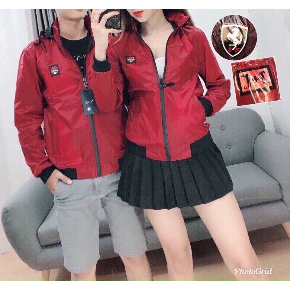 ÁO KHOÁC DÙ NAM NỮ 2 LỚP - THÊU GÓC NGỰC , ÁO DÙ ĐÔI , DÙ CẶP (A51) | BigBuy360 - bigbuy360.vn