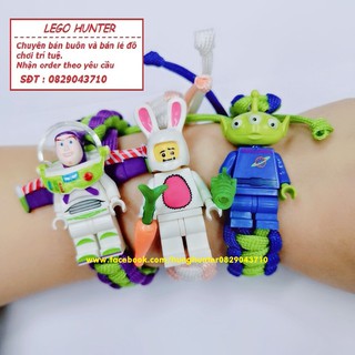 Phụ kiện Lego : Vòng đeo tay tết hình nhân vật Minifigures DIY