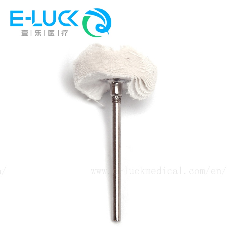 Bộ 10 Bông Đánh Bóng Và Đánh Bóng Răng Dạng Trục Xoay Bằng Vải Dành Cho Làm Sạch Răng Miệng