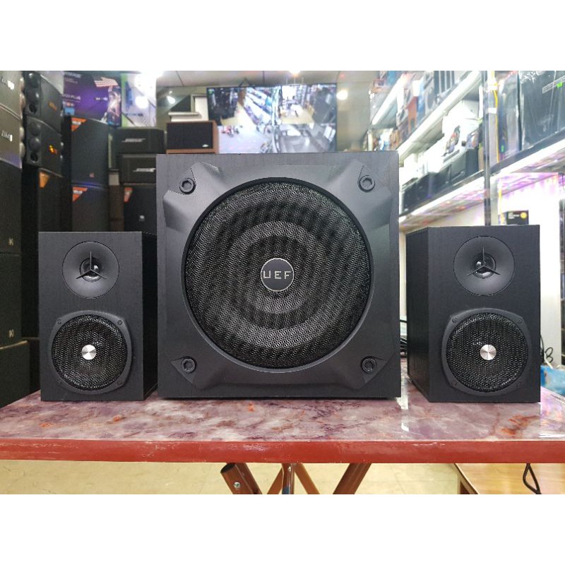 Loa ví tính UEF S-909: Có kết nối bluetooth, âm thanh bass khỏe