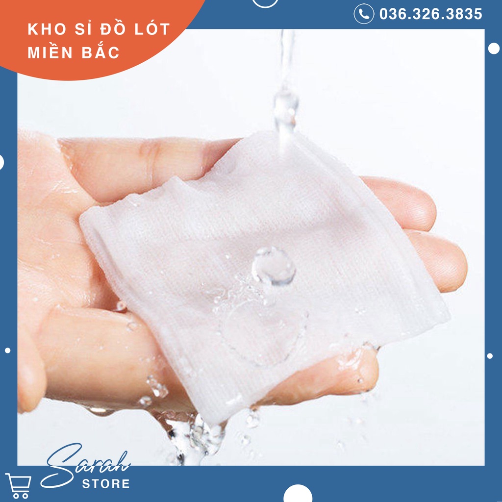 Bông tẩy trang Dụng cụ trang MINISON Miếng bông mềm 180 miếng trắng