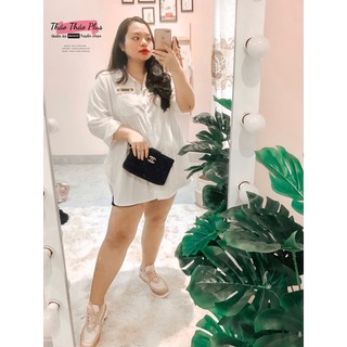 SƠ MI TRẮNG ĐEN TAG XÍCH