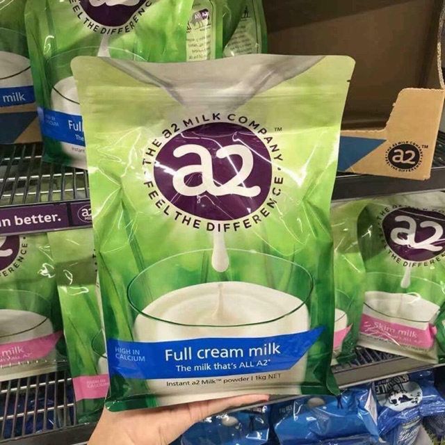 Sữa A2 nguyên kem dạng bột - Úc 1kg - mẫu mới date 2021