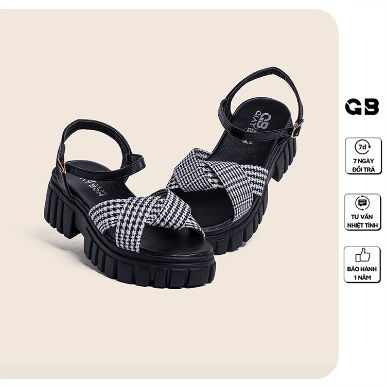 Giày Sandal Nữ giayBOM Đế Cao 4 phân B1308