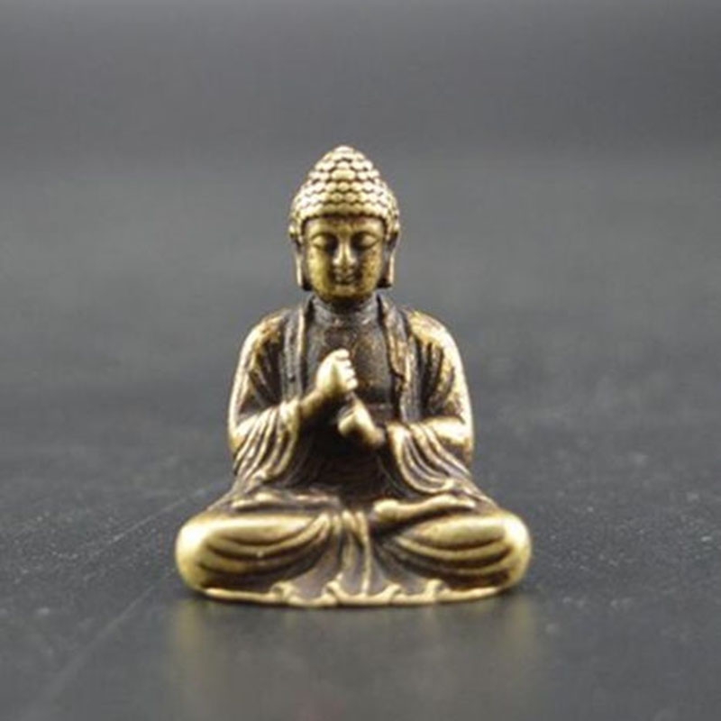 Mô hình Phật bằng đồng dùng trang trí