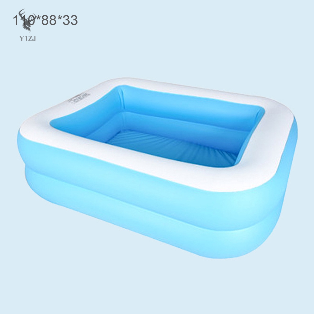 COD&amp; Baby Kid Inflatable Swimming Pool Paddling Pool Large Size Thickened Square Swimming Pool &amp;VN