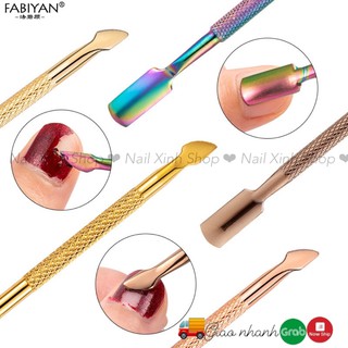 Cây sủi da, đẩy da inox, dung cụ nail cao cấp (2 đầu đa dụng, tiện lợi)