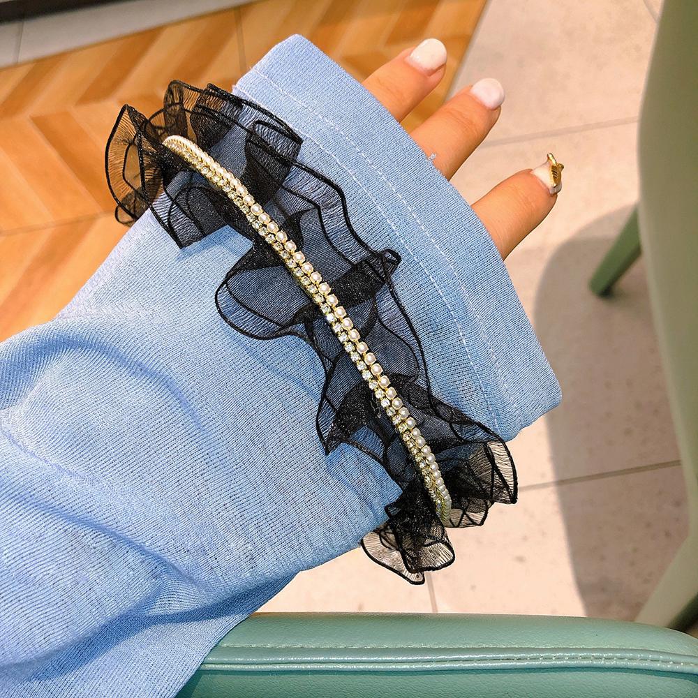 Băng Đô Cài Tóc Phối Lưới Thanh Lịch Cho Nữ|Băng Đô Cài Tóc Cho Nữ