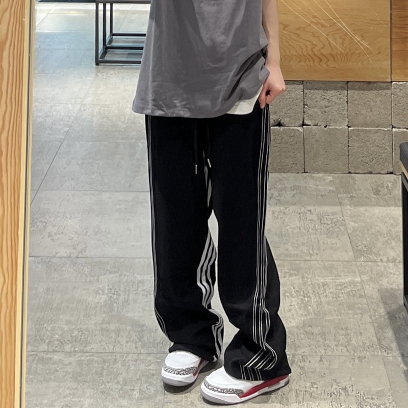 SUXI Quần ống rộng Màu Sắc Đơn Giản Thời Trang Mùa Hè