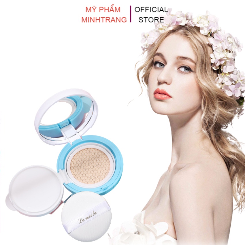 Phấn nước Lameila Cushion BB Cream 5078,phấn phủ nền kiềm dầu,che khuyết điểm tốt,lâu trôi,dưỡng ẩm,dưỡng trắng sáng da