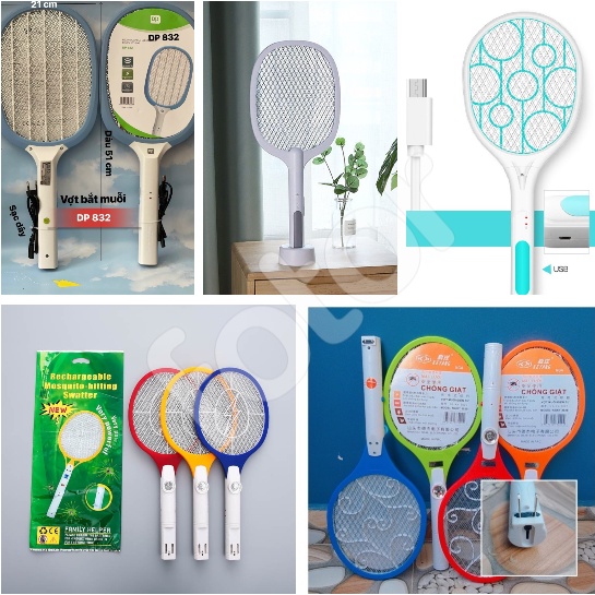 [XÃ KHO] VỢT BẮT MUỖI SẠC ĐIỆN KEYANG, FAMILY, DP-832 CÓ LED CAO CẤP [HCM]