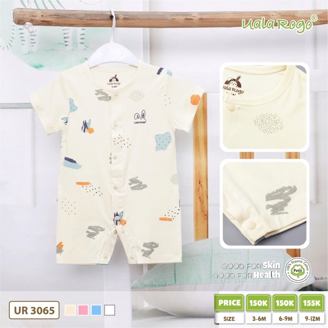 Body Cộc UALA &amp; ROGO Vải PETIT Siêu Mềm Mịn (4 Màu Cực Xinh)