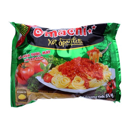 Mì Omachi Sợi khoai tây Sốt Spaghetti 91gr