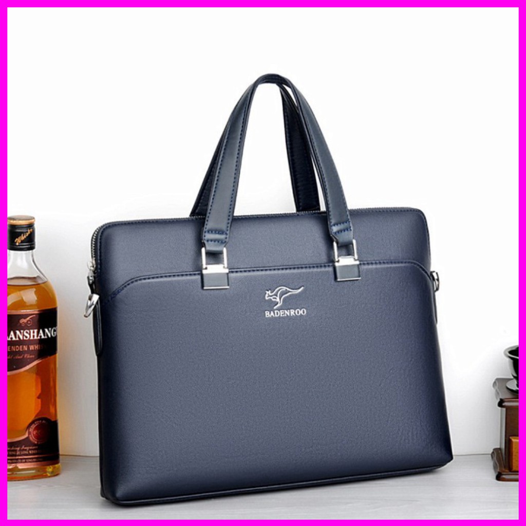 ❤️𝙁𝙍𝙀𝙀𝙎𝙃𝙄𝙋❤️ Túi xách nam nữ, túi xách công sở đựng laptop hàng Quảng Châu cao cấp BADENROO chống thấm nước T01