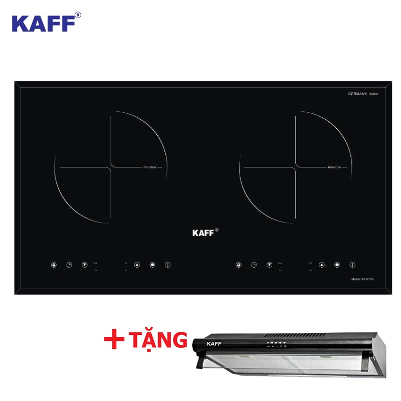 Bếp từ hồng ngoại cảm ứng KAFF KF-073II - HÀNG NHẬP MALAYSIA + TẶNG Máy hút mùi bếp