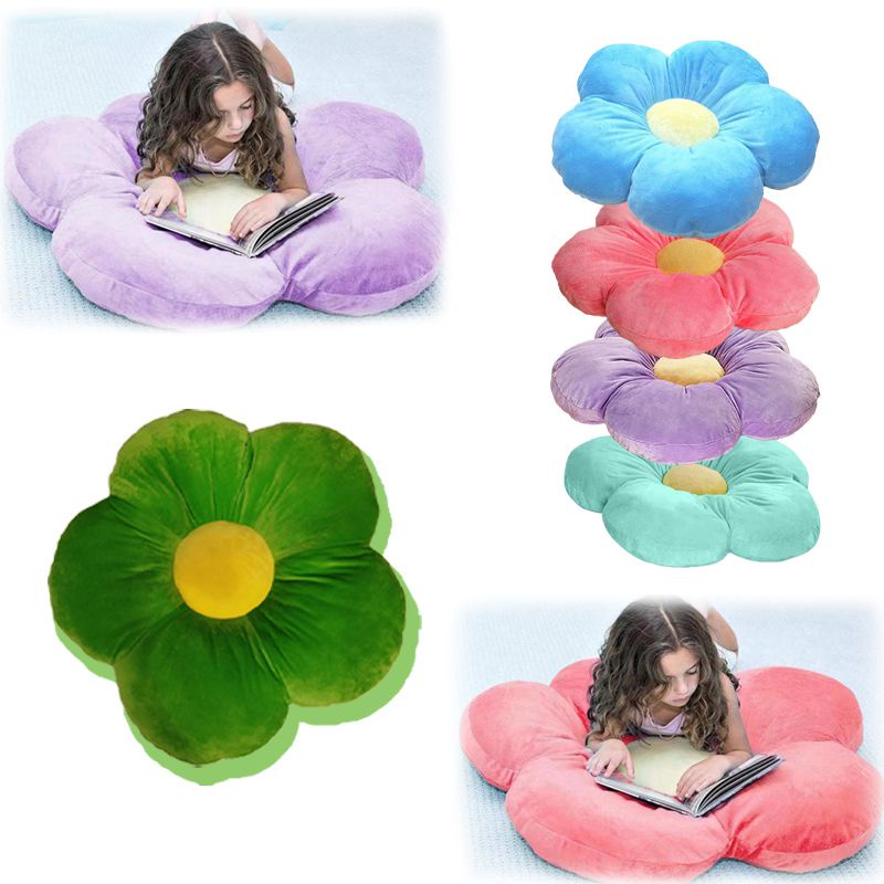 50cm Best Cute Flower Cushion Home Decorative Sofa 6 Petal Cartoon Plush Chair