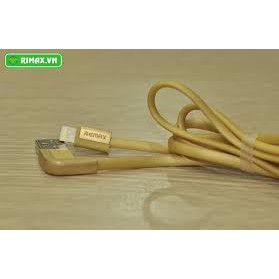 Cáp sạc iPhone cải tiến chống gãy gập đầu USB Remax RC - 052i