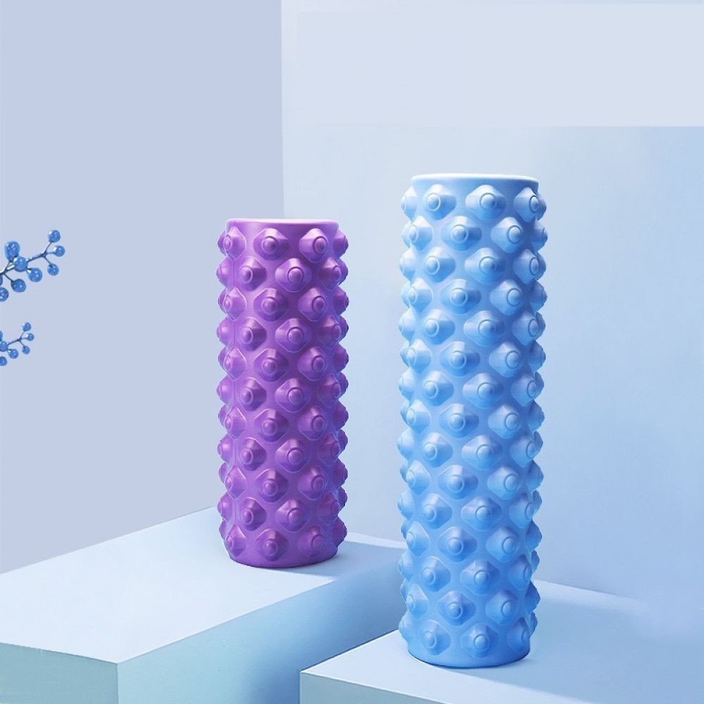Con Lăn Massage Giãn Cơ Foam Roller Gai Tròn 33x13 cm Giảm Đau Nhức Sau Tập Gym, Yoga YO29