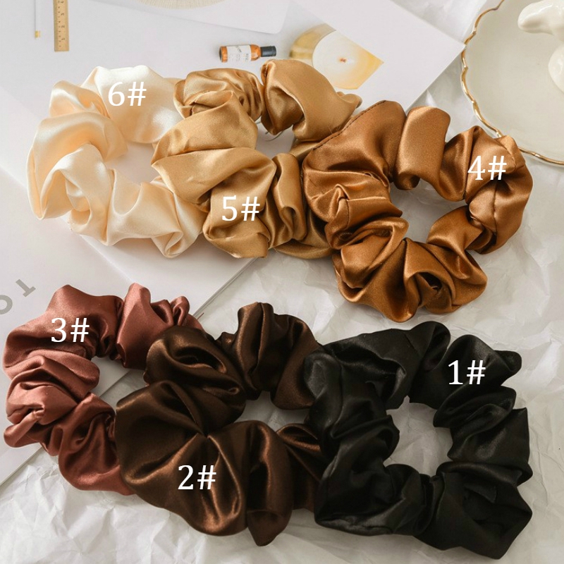 [Mã FASHIONCB232 hoàn tối đa 15K xu đơn 50K] Dây Buộc Tóc Màu Trơn Phong Cách Retro Cho Nữ | BigBuy360 - bigbuy360.vn