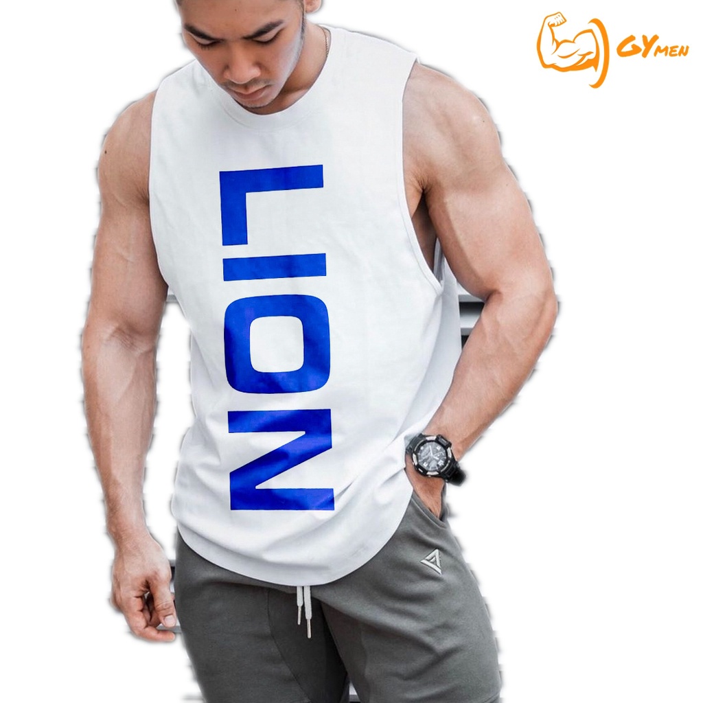 [GYMen]  Áo Thun Ba Lỗ Thể Thao Nam 3 lỗ hút mồ hôi mỏng nhanh khô  rộng rãi  giải trí  chạy bộ  tập thể dục  bóng rổ áo ba lỗ  rộng rãi    cỡ lớn  huấn luyện ngoài trời