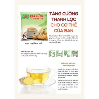 Trà gừng hòa tan Super Ginger Tea