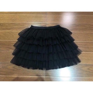 Váy tầng đen zara
