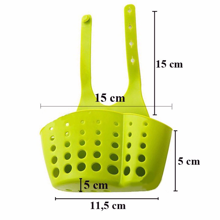 Giỏ Đựng Dụng Cụ Rửa Chén PUCA, Giỏ Nhựa Treo Bồn Rửa Chén, Giỏ Đựng Đồ Rửa Chén Tiện Ích