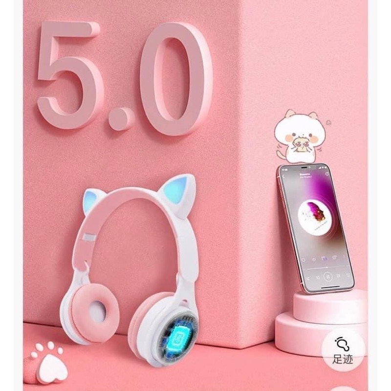 Tai nghe Mèo kết nối Bluetooth