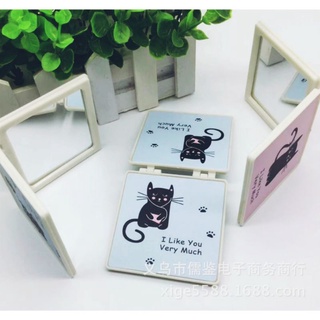 Gương 2 mặt mini cầm tay dễ thương