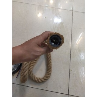 thả dây thừng đơn,đui e27 bện dây thừng thả đơn