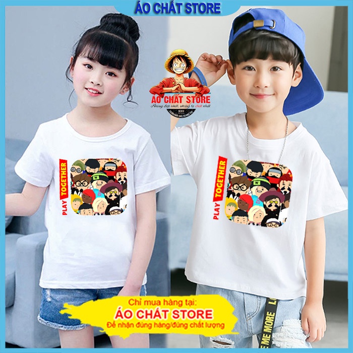 Áo thun Play Together cho bé trai bé gái dễ thương | Áo trẻ em Play Together giá rẻ siêu đẹp PT01
